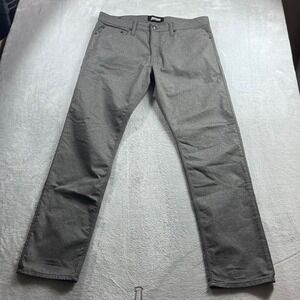 Revtown Decade Denim Sharp Fit Grey Jeans Mens W36 L32 Stretch Cotton Blend